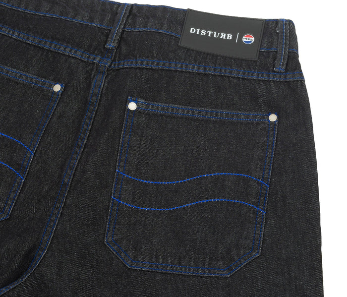 Screw Denim Pants in Black - Four Street