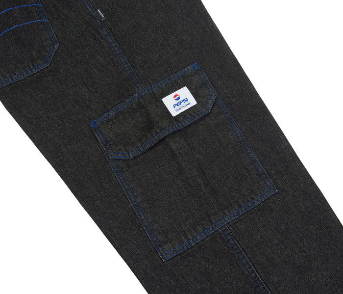 Screw Denim Pants in Black - Four Street