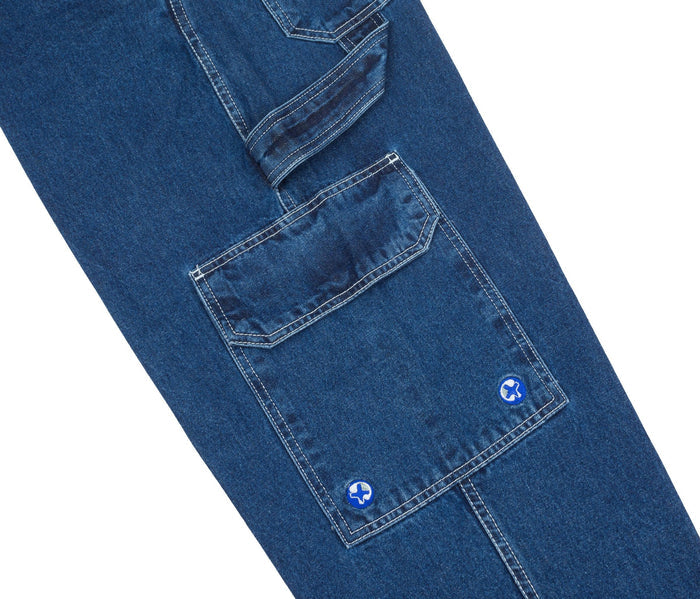 Screw Denim Pants in Blue - Four Street