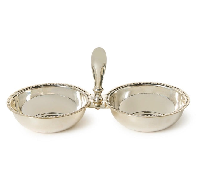 Silver Two Section Tidbit