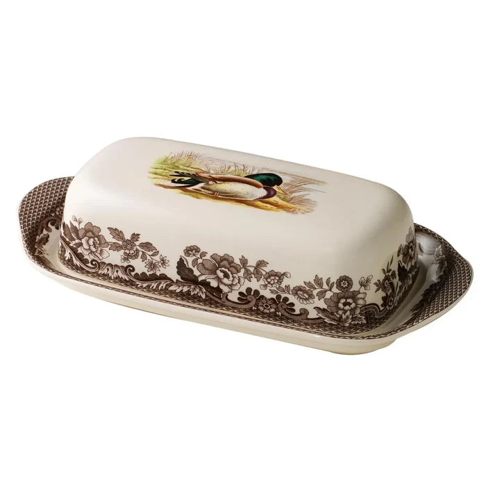 Spode Woodland Butter Dish