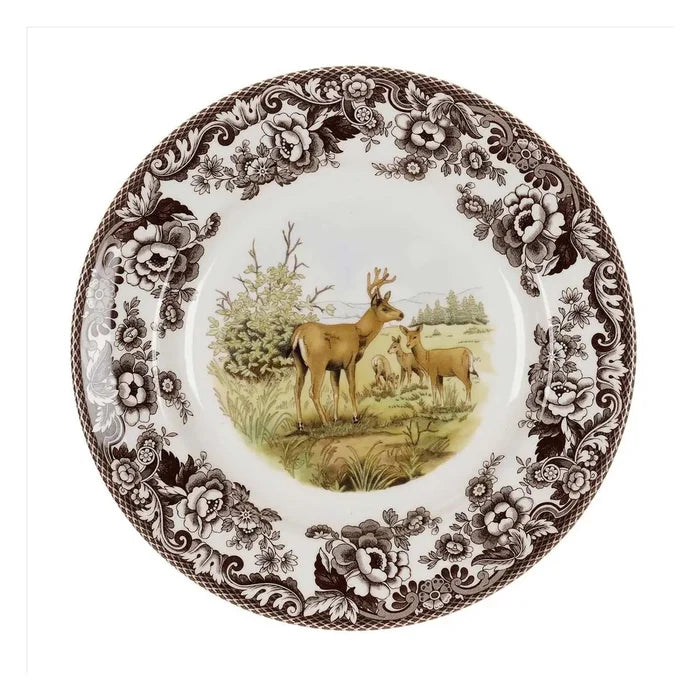 Spode Woodland Deer Dinner Plate