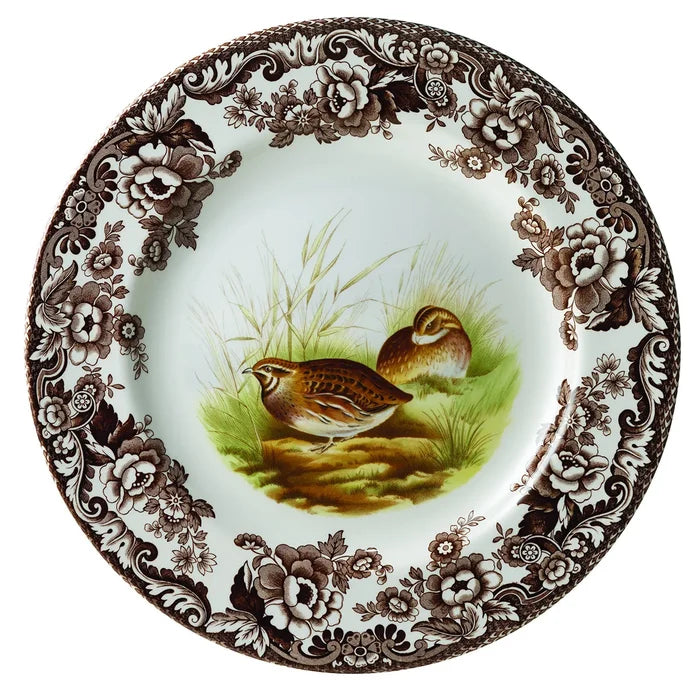 Spode Woodland Quail Salad Plate