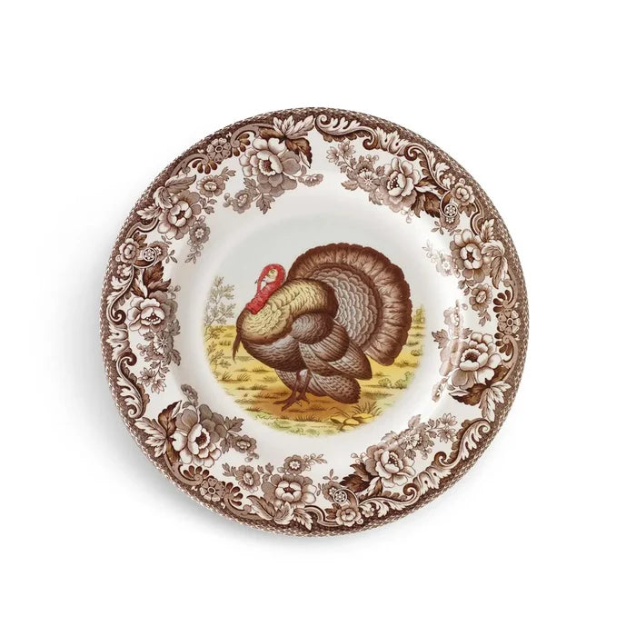 Spode Woodland Turkey Soup Plate