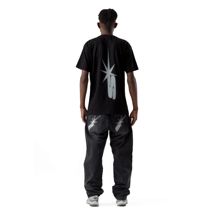 TEE S STAR BLACK - Four Street