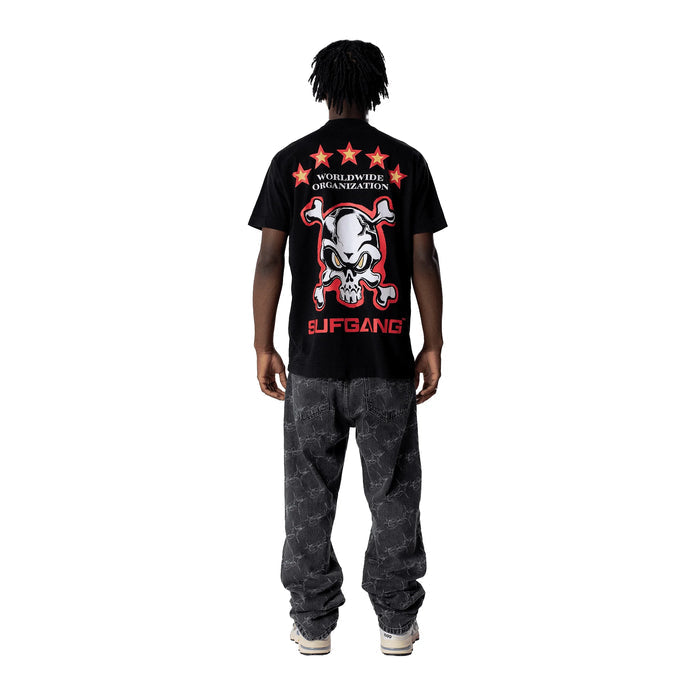 TEE SKULL BLACK - Four Street