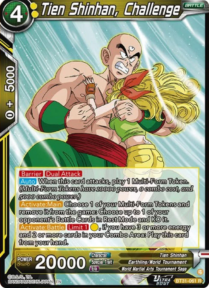 Tien Shinhan, Challenge (BT31-061) [Impact Beyond Dimensions] - Shop at xdovtoxtgo