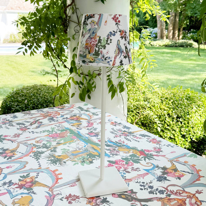 Toile  paper shade cover