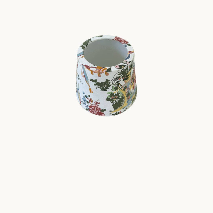 Toile  paper shade cover