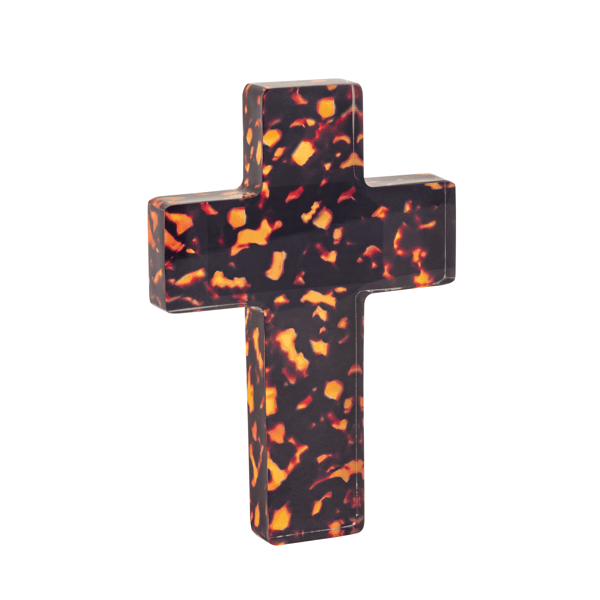 Tortise Resin Cross