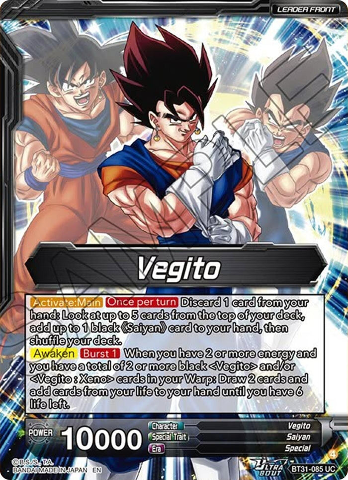 Vegito // SSB Vegito, Ultimate Power (BT31-085) [Impact Beyond Dimensions] - Shop at xdovtoxtgo