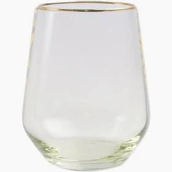 Vietri Colored Stemless Wine Glass