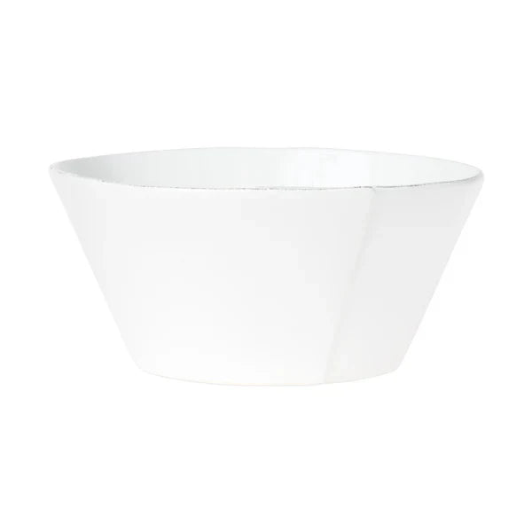 Vietri Lastra White Large Stacking Bowl
