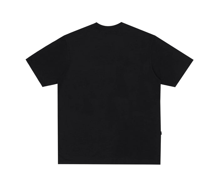 Vintage Cap Tee in Black - Four Street