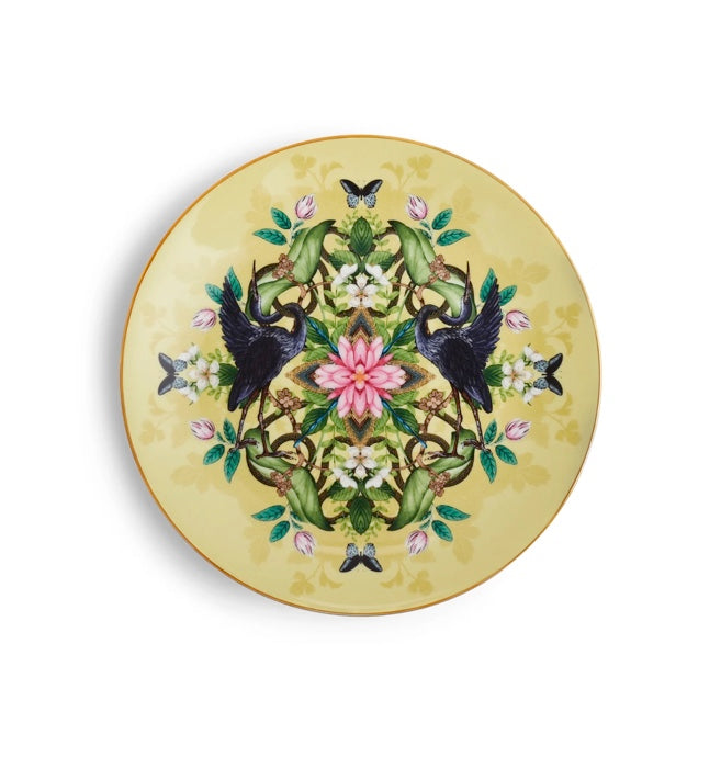 Wedgwood Yellow Waterlily Salad Plate